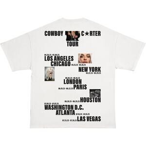 Beyonce Cowboy Carter Tour CCT 2025 Official Tour Tee Size XL New without Tag